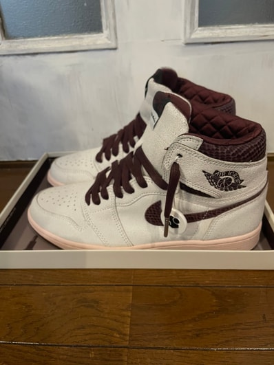 A Ma Maniere × Nike Air Jordan 1 Retro High OG "Sail and Burgundy"
