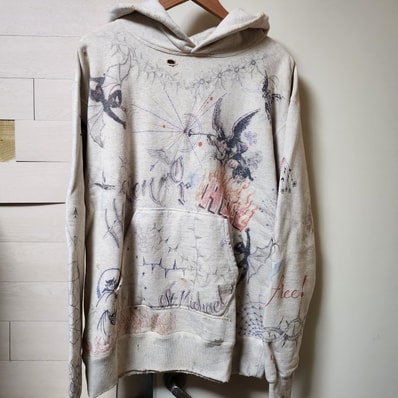 SAINT Mxxxxxx x Dr.Woo HOODIE "Grey"