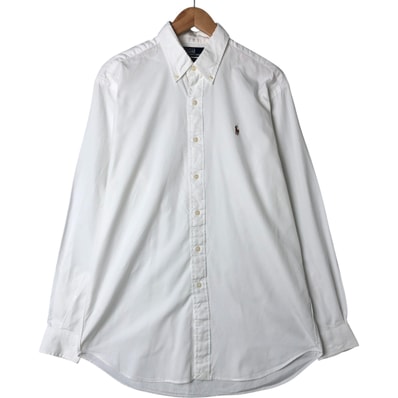 古着 ラルフローレン Ralph Lauren POLO by Ralph Lauren YARMOUTH 長袖 ボタンダウンシャツ メンズL相当/eaa543775