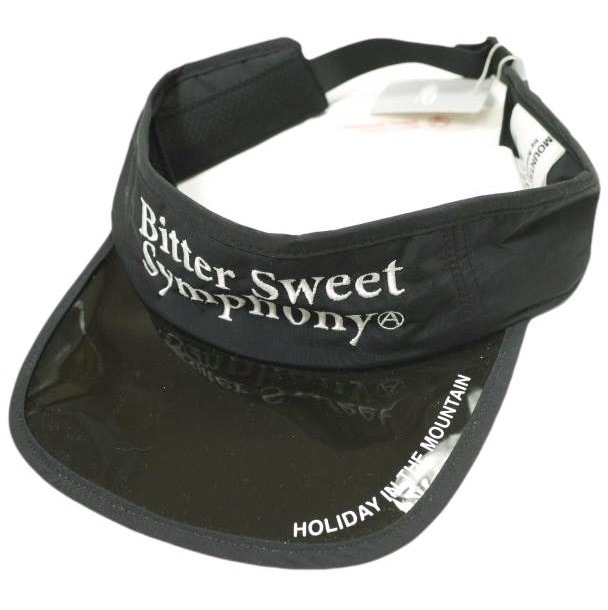 新品 MOUNTAIN RESEARCH マウンテンリサーチ 25SS 日本製 Sun Visor サンバイザー MTR4101 Free Black Bitter Sweet Symphony 帽子 g23335