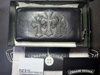 【インボイス原本!美品!】クロムハーツ セメタリークロス ウォレット 財布