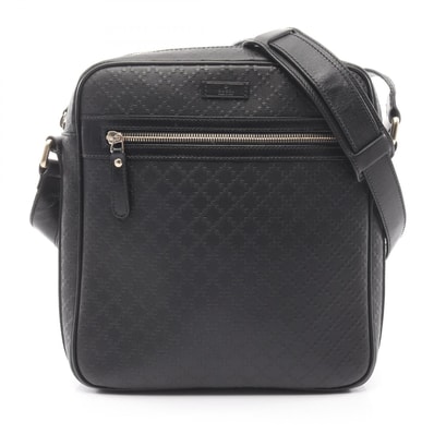 グッチ GUCCI ディアマンテ ショルダーバッグ バッグ レザー レディース ブラック系 201448 【中古】