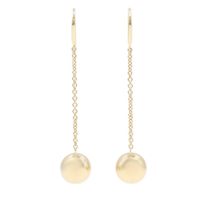 ティファニー TIFFANY&CO ハードウェアボール ピアス ピアス ジュエリー K18(イエローゴールド) レディース ゴールド系 【中古】