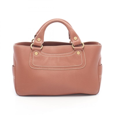 セリーヌ CELINE ブギーバッグ ハンドバッグ バッグ レザー レディース ブラウン系 【中古】
