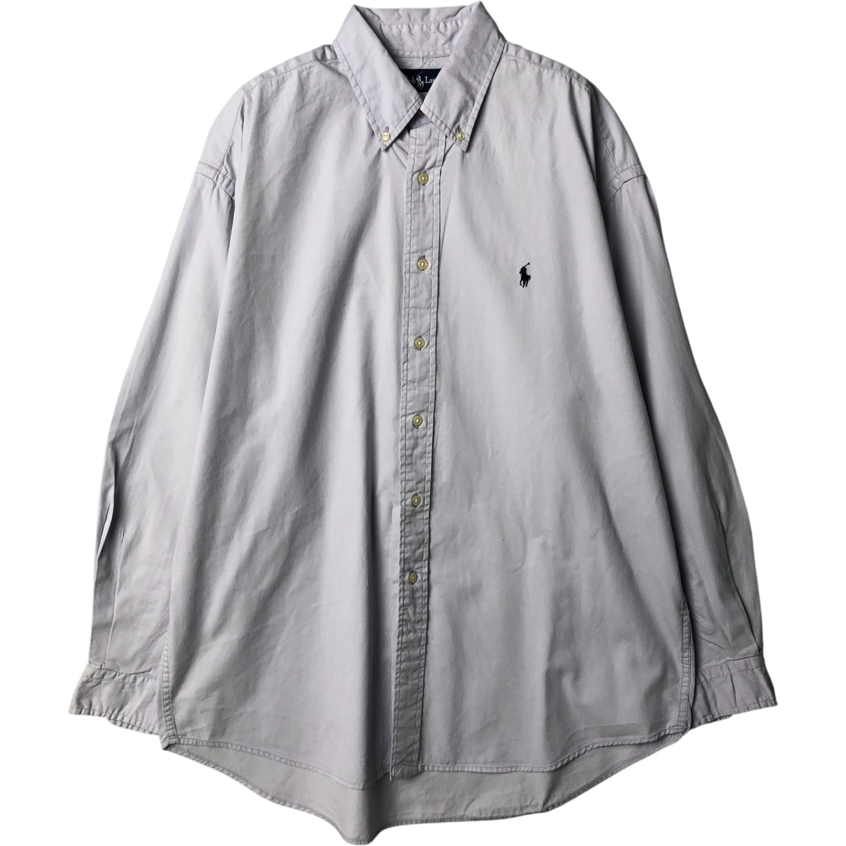 古着 ラルフローレン Ralph Lauren BLAKE 長袖 ボタンダウンシャツ メンズXL相当/eaa582660