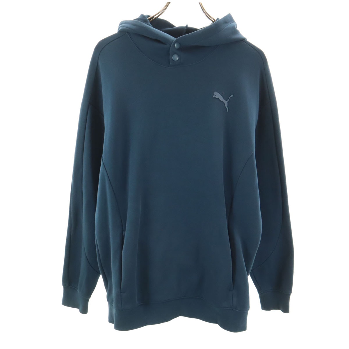 PUMA プーマ 長袖 スウェットパーカー M ネイビー系 プルオーバー