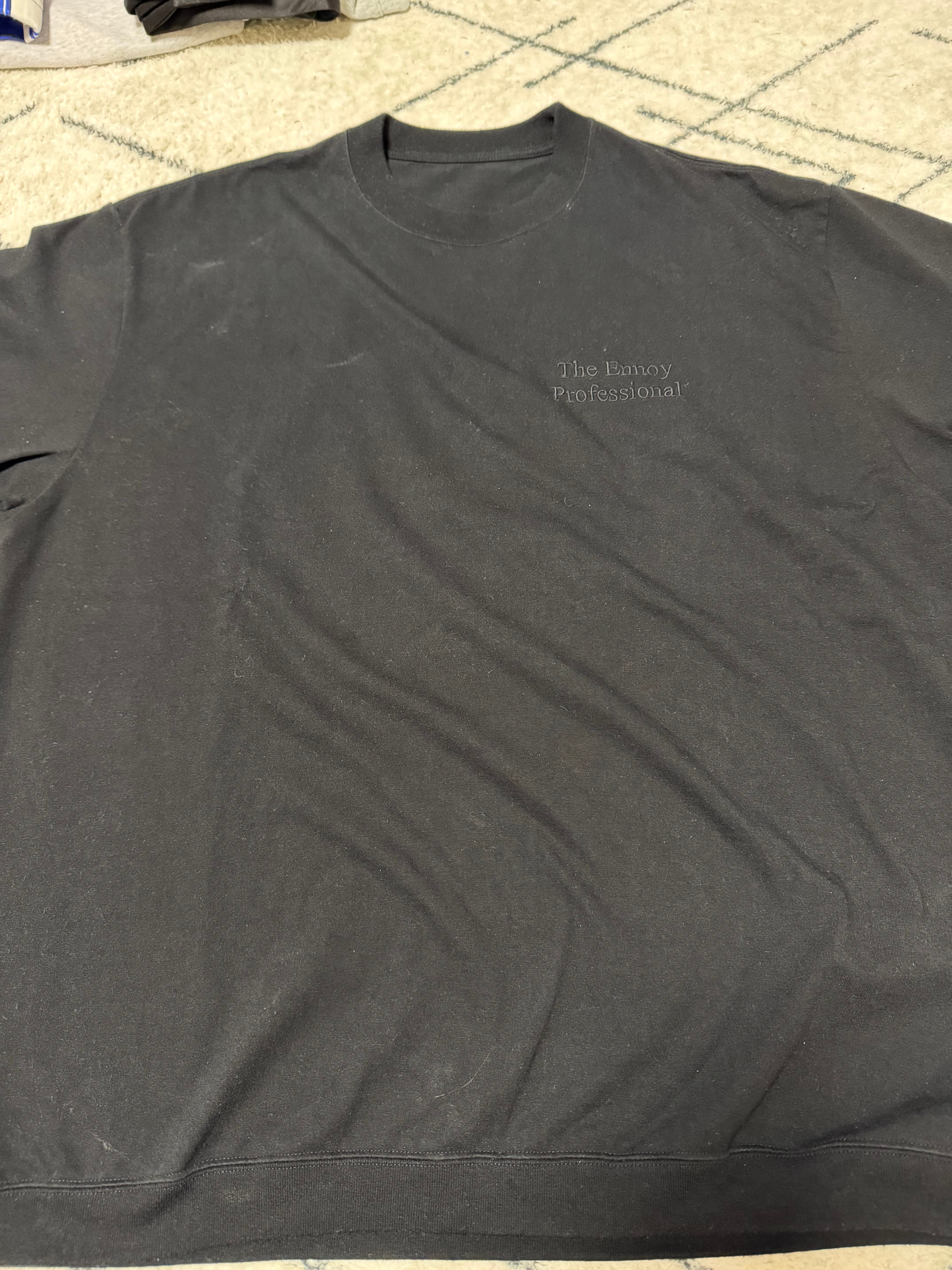 ENNOY 23SSLong Sleeve Hem Rib Tee 