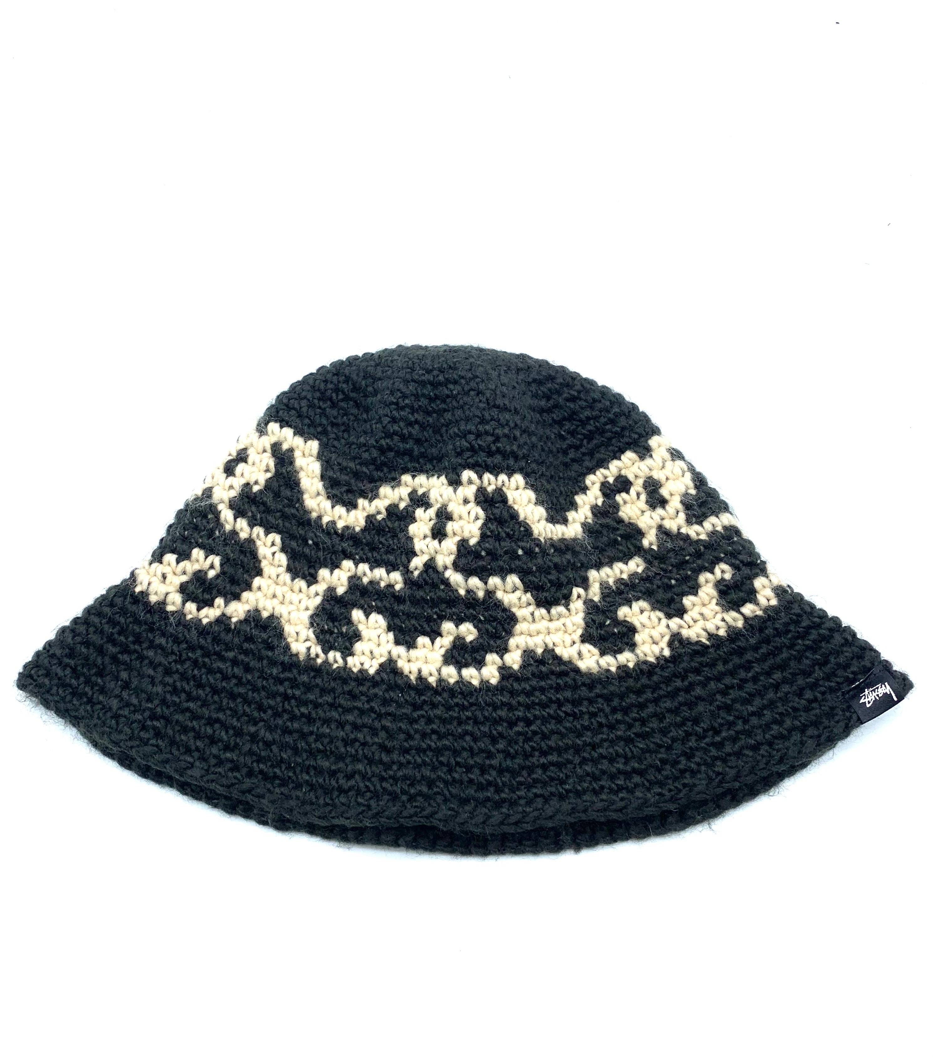 STUSSY SS Knit Bucket Hat Black