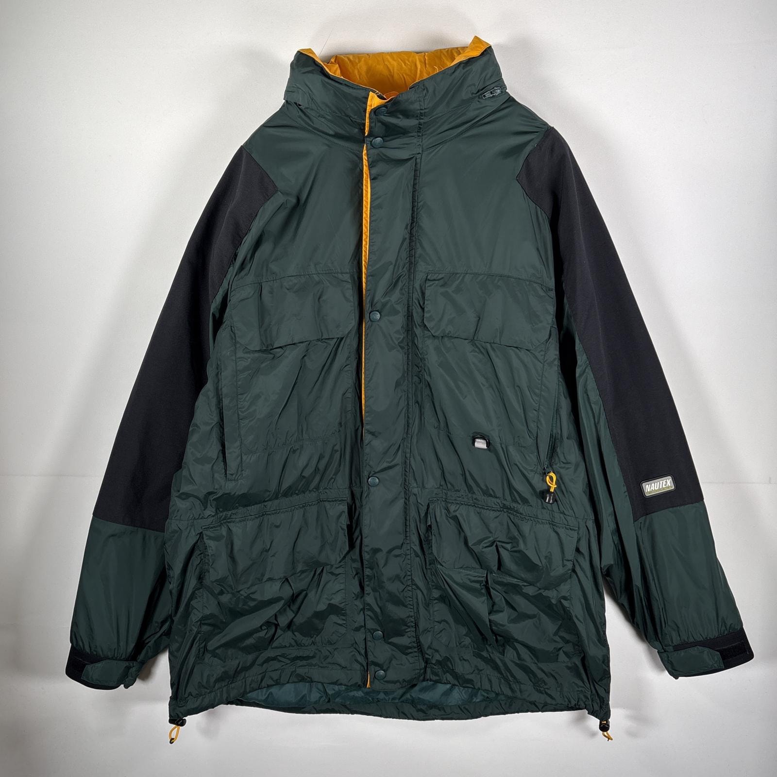 古着 90's/90年代 ノーティカ NAUTICA ナイロンジャケット コンペティション ビッグサイズ 14041  ブラック メンズ