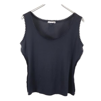 ISSEY MIYAKE イッセイミヤケ 日本製 ノースリーブ タンクトップ M ブラック系