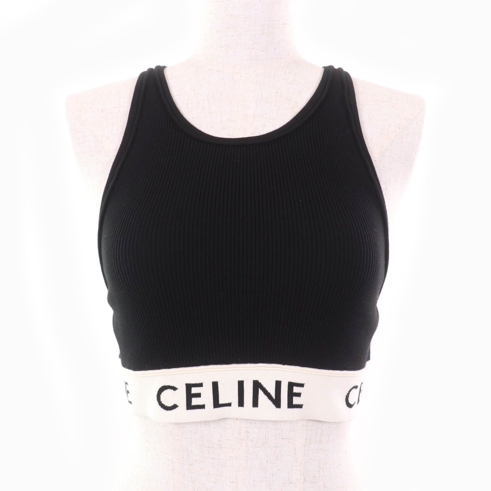 CELINE セリーヌ　アスリートブラ　メッシュ　タンクトップ CELINE - CELINE タンクトップの通販 by @ma_ ✩Room