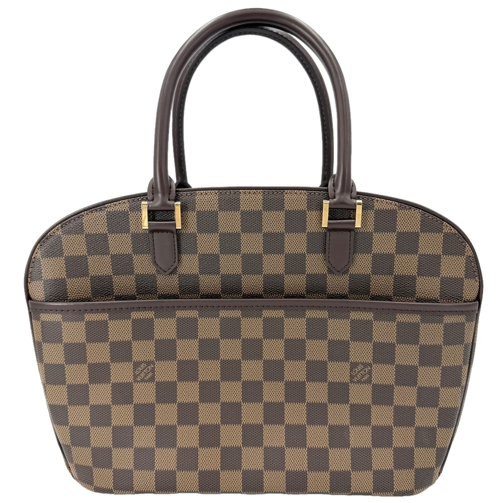 LOUIS VUITTON ルイヴィトン ハンドバッグ ダミエ サリアオリゾンタル Sarria Horizontal N51282 ダミエキャンバス    ブラウン 茶 ゴールド金具 レディース 美品【中古品】