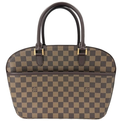 LOUIS VUITTON ルイヴィトン ハンドバッグ ダミエ サリアオリゾンタル Sarria Horizontal N51282 ダミエキャンバス ブラウン 茶 ゴールド金具 レディース 美品【中古品】