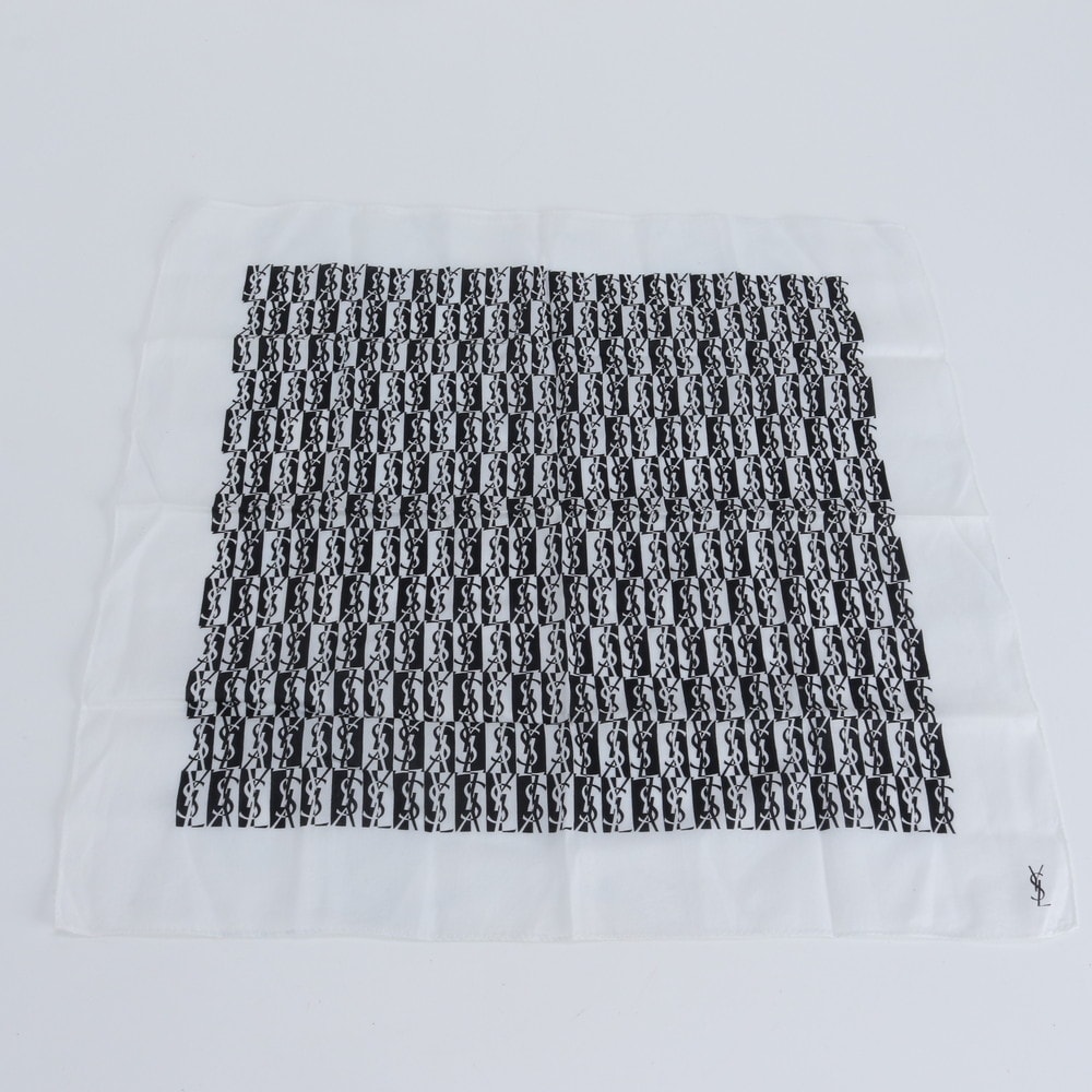 ■美品 イヴ サンローラン YSLスカーフ