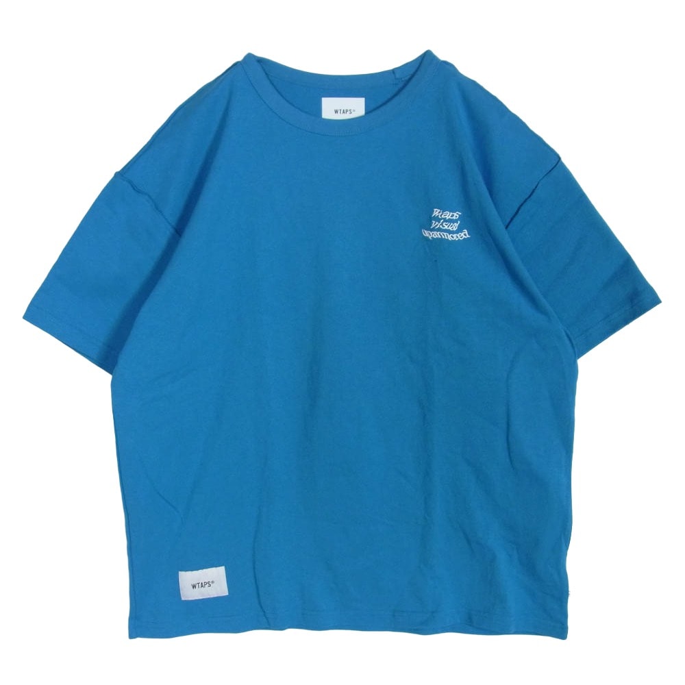 WTAPS ダブルタップス Tシャツ 25SS LIM SS COTTON リム ショートスリーブ コットン 半袖 Tシャツ カットソー ライトブルー系 3【中古】