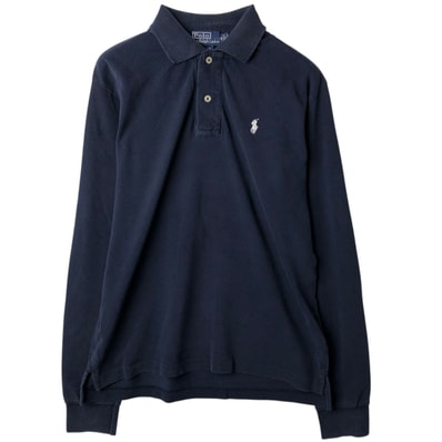 古着 ラルフローレン Ralph Lauren POLO by Ralph Lauren CUSTOM FIT 長袖 ポロシャツ メンズM相当/eaa631921