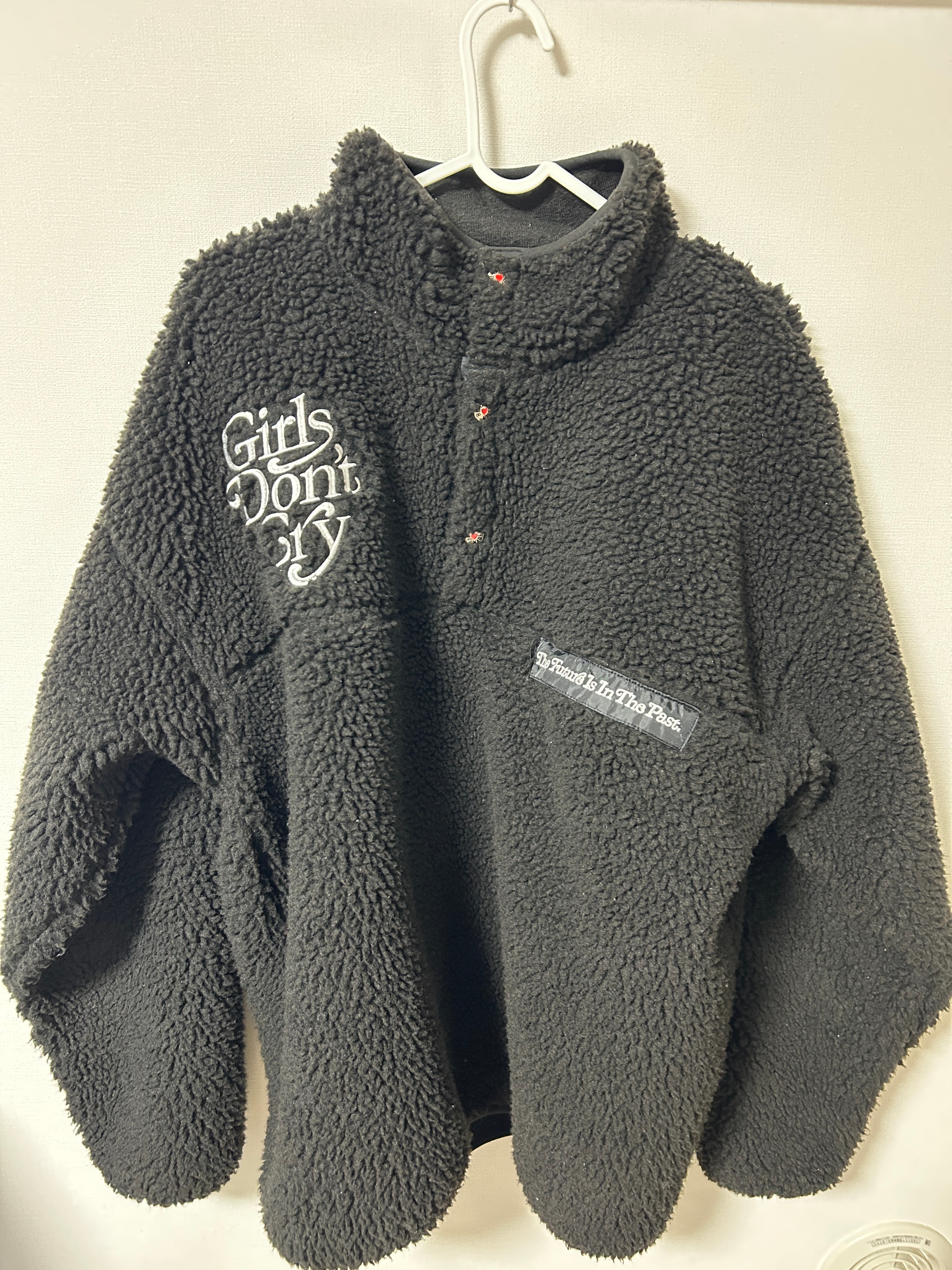 HUMAN MADE Girls Don ’t Cry fleece jacket "Black" / VERDY