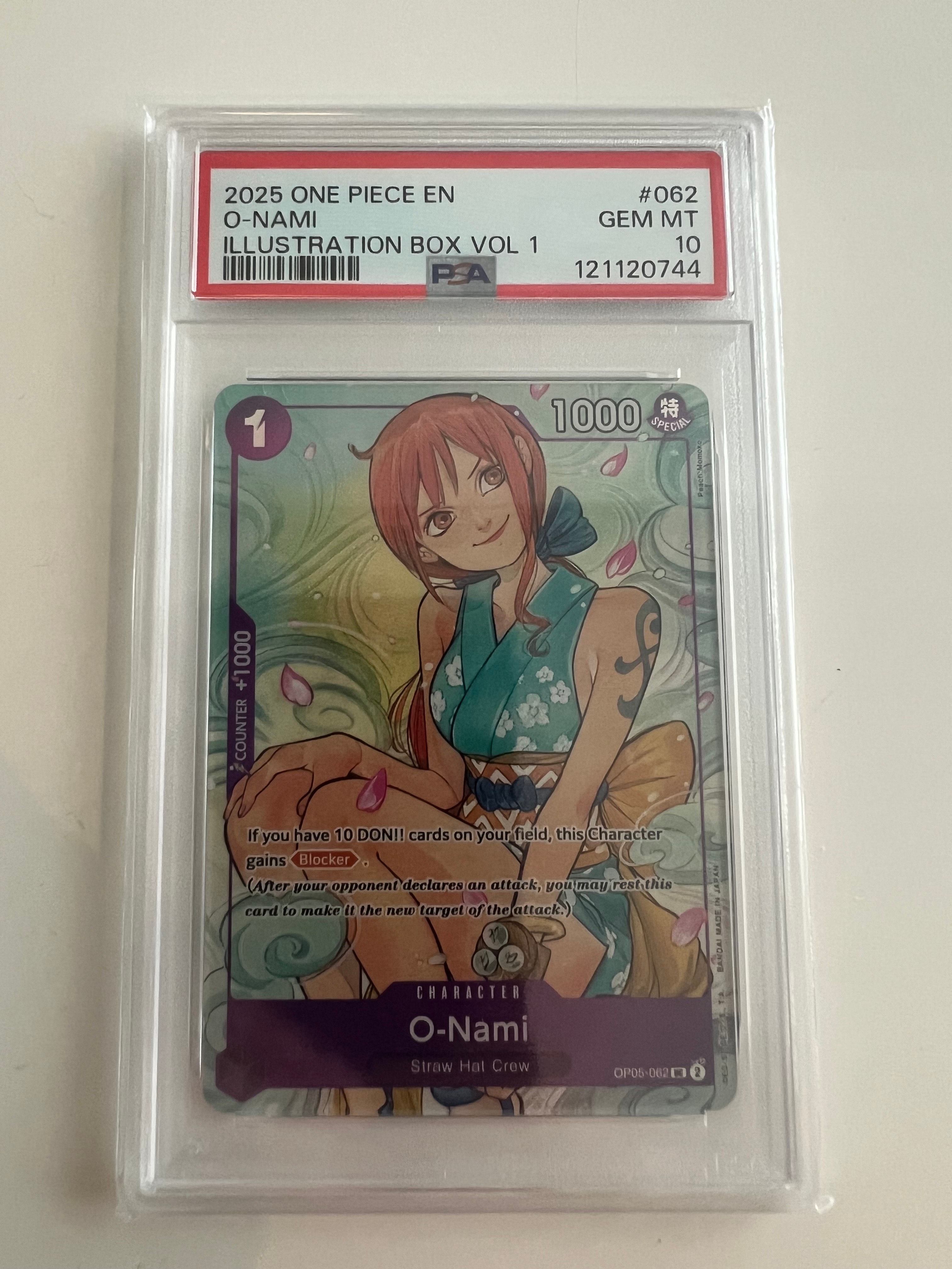 PSA10】おナミ UC [OP05-062]【アジア版】(プロモーションカード