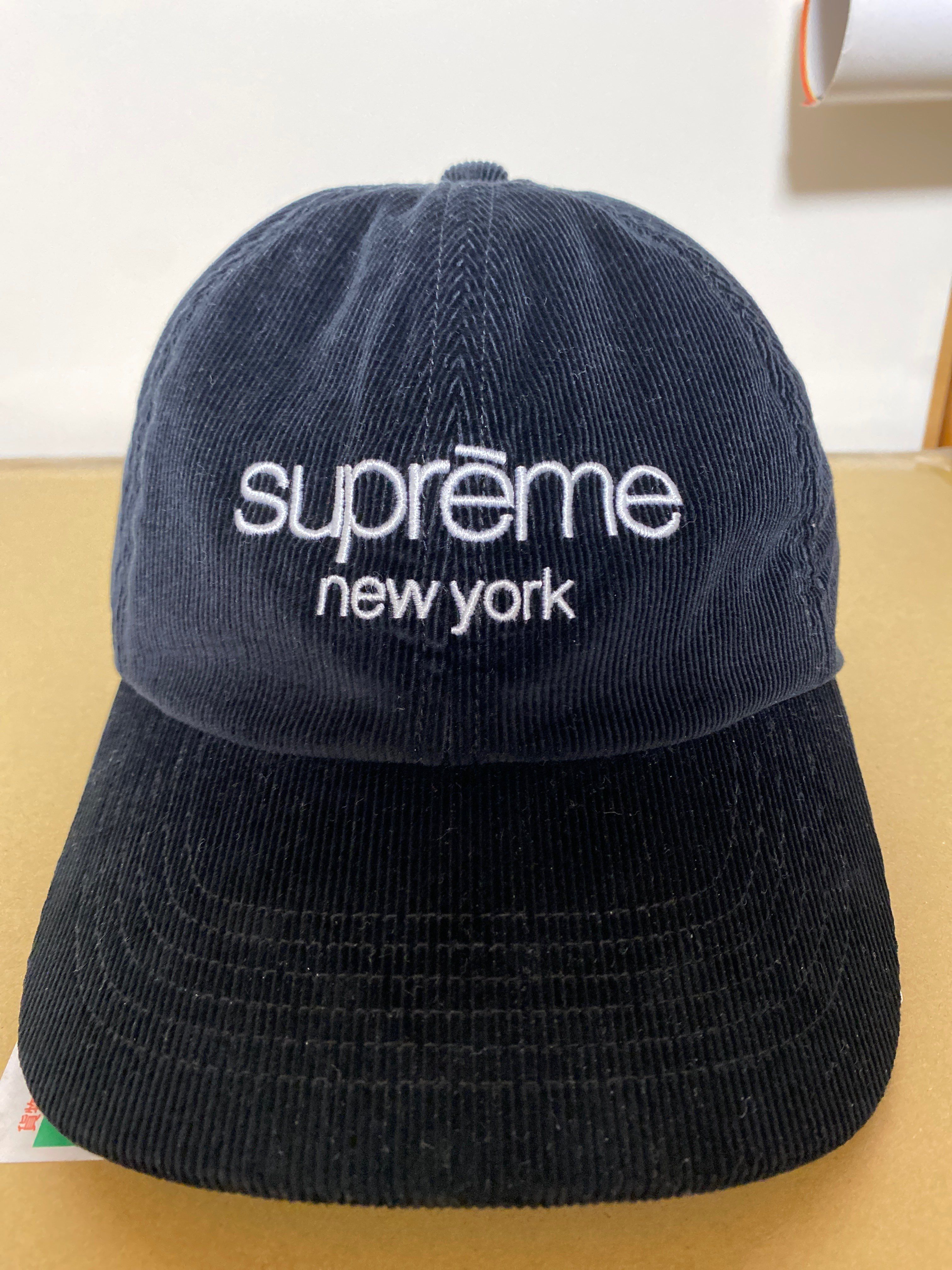Supreme GORE-TEX Corduroy Classic Logo 6-Panel "Black"