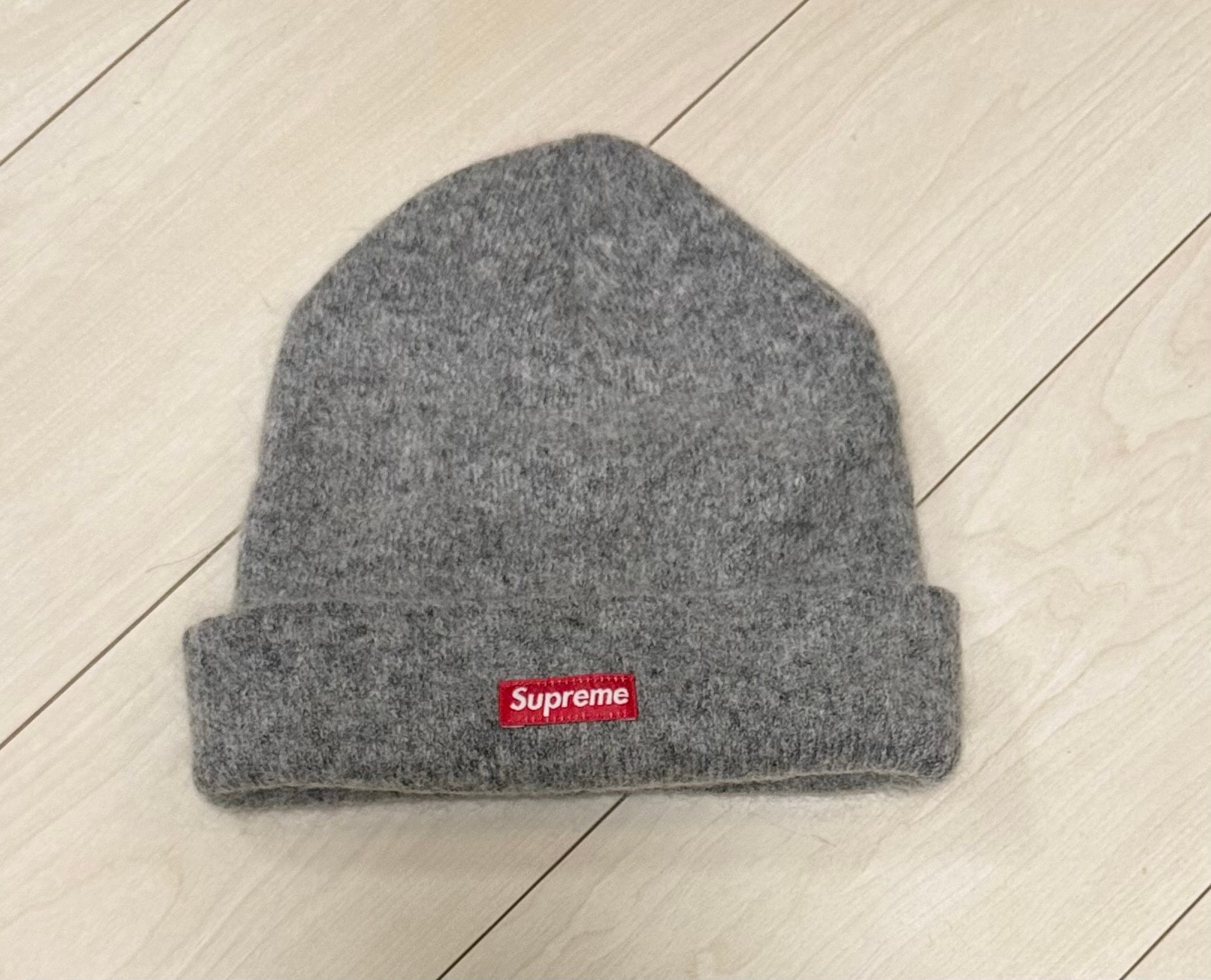 Supreme Mohair Beanie "Grey"