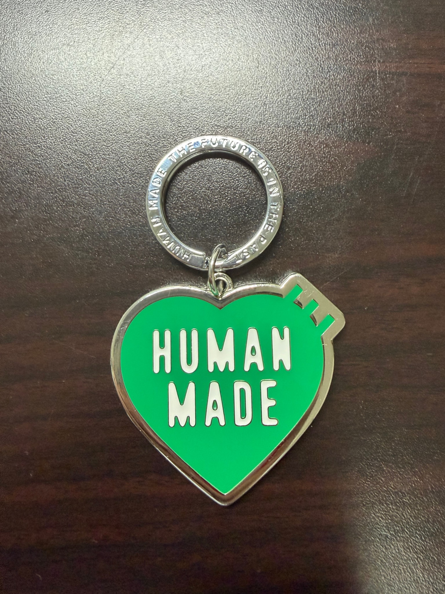 HUMAN MADE Heart Keyring "Green"