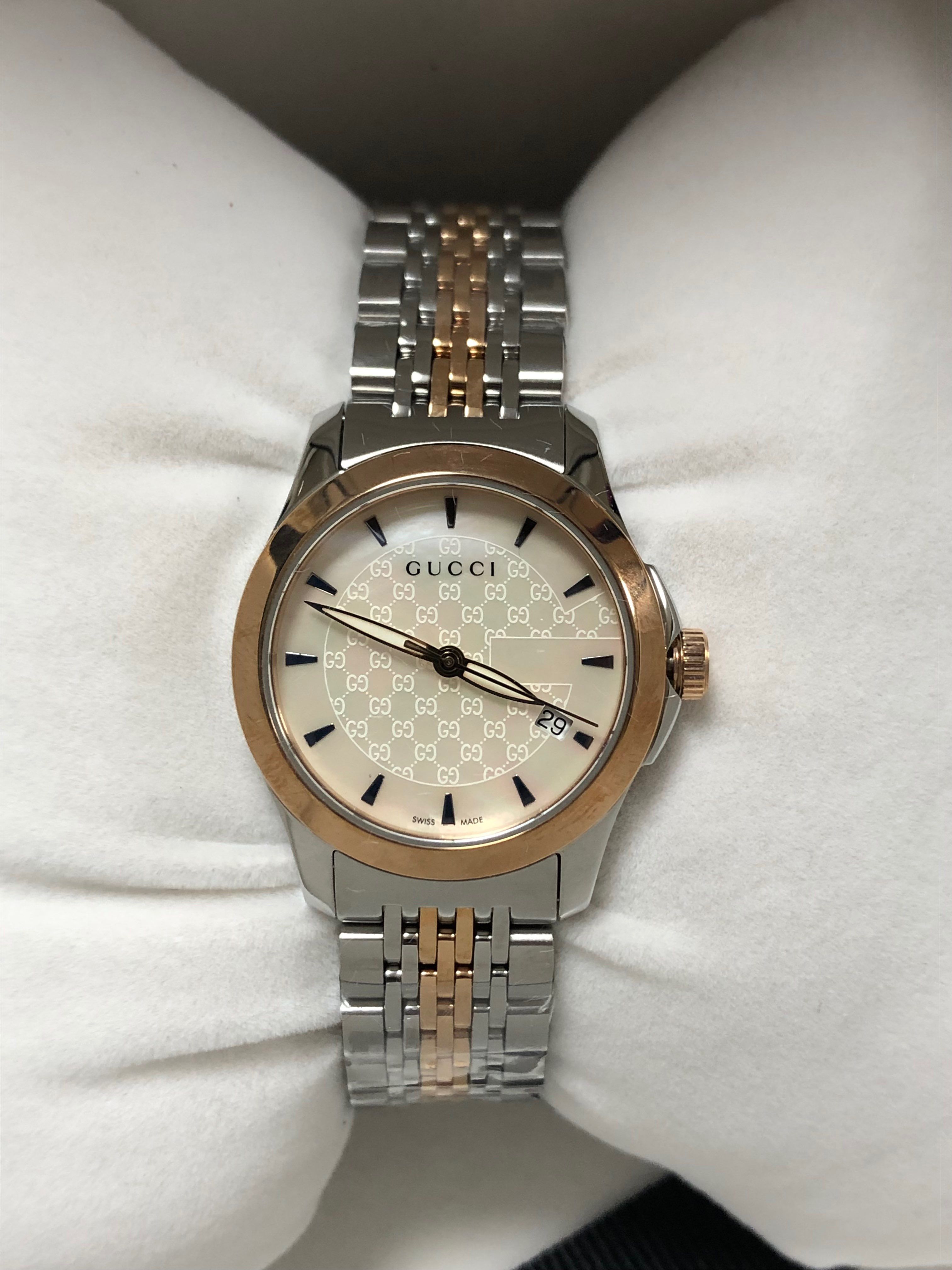 【新品】 GUCCI Gタイムレス YA126537 27mm スイス製