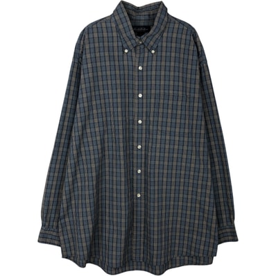 古着 ブルックスブラザーズ Brooks Brothers 長袖 ボタンダウンチェックシャツ メンズXL相当/eaa646550