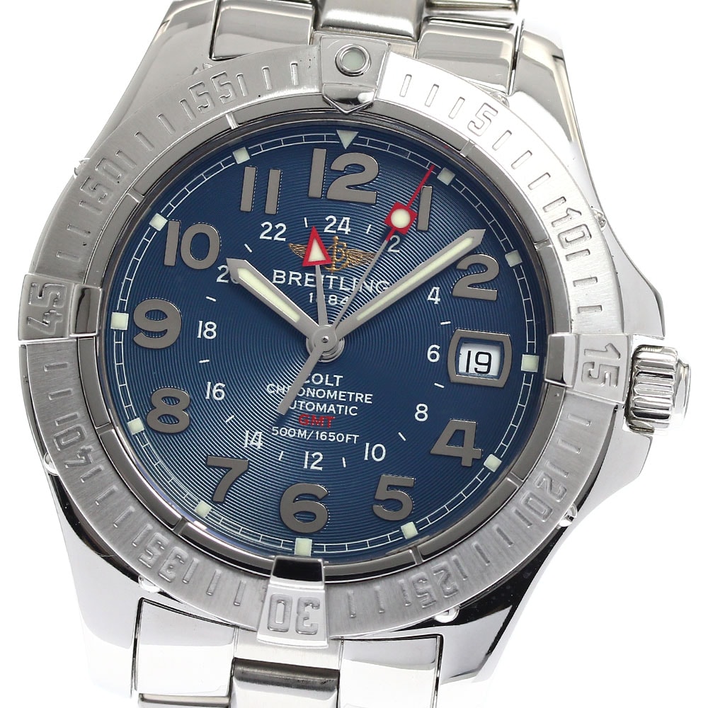 ブライトリング コルト GMT A32350 自動巻き メンズ 【中古】