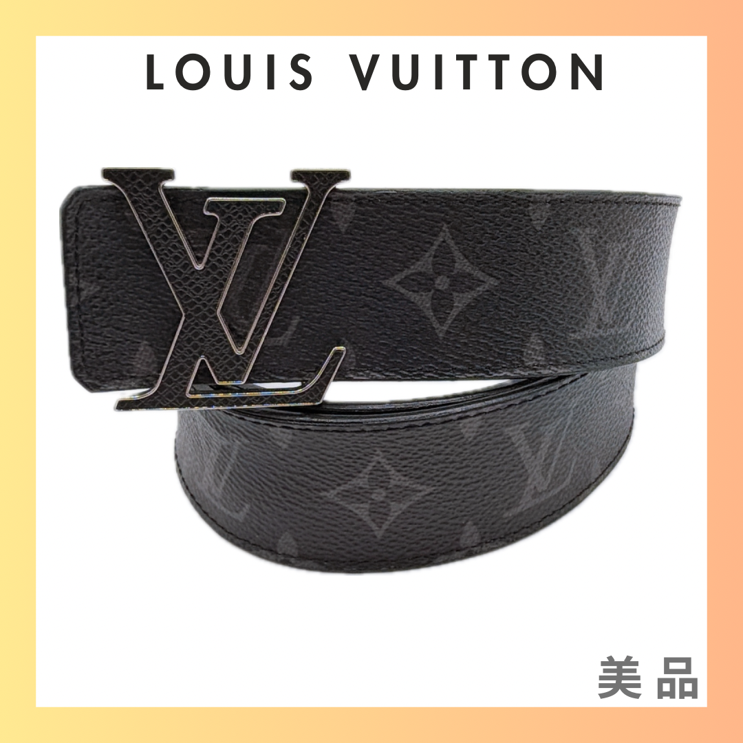ルイ・ヴィトン モノグラム エクリプス LVロゴ ベルト 85/34 M0157