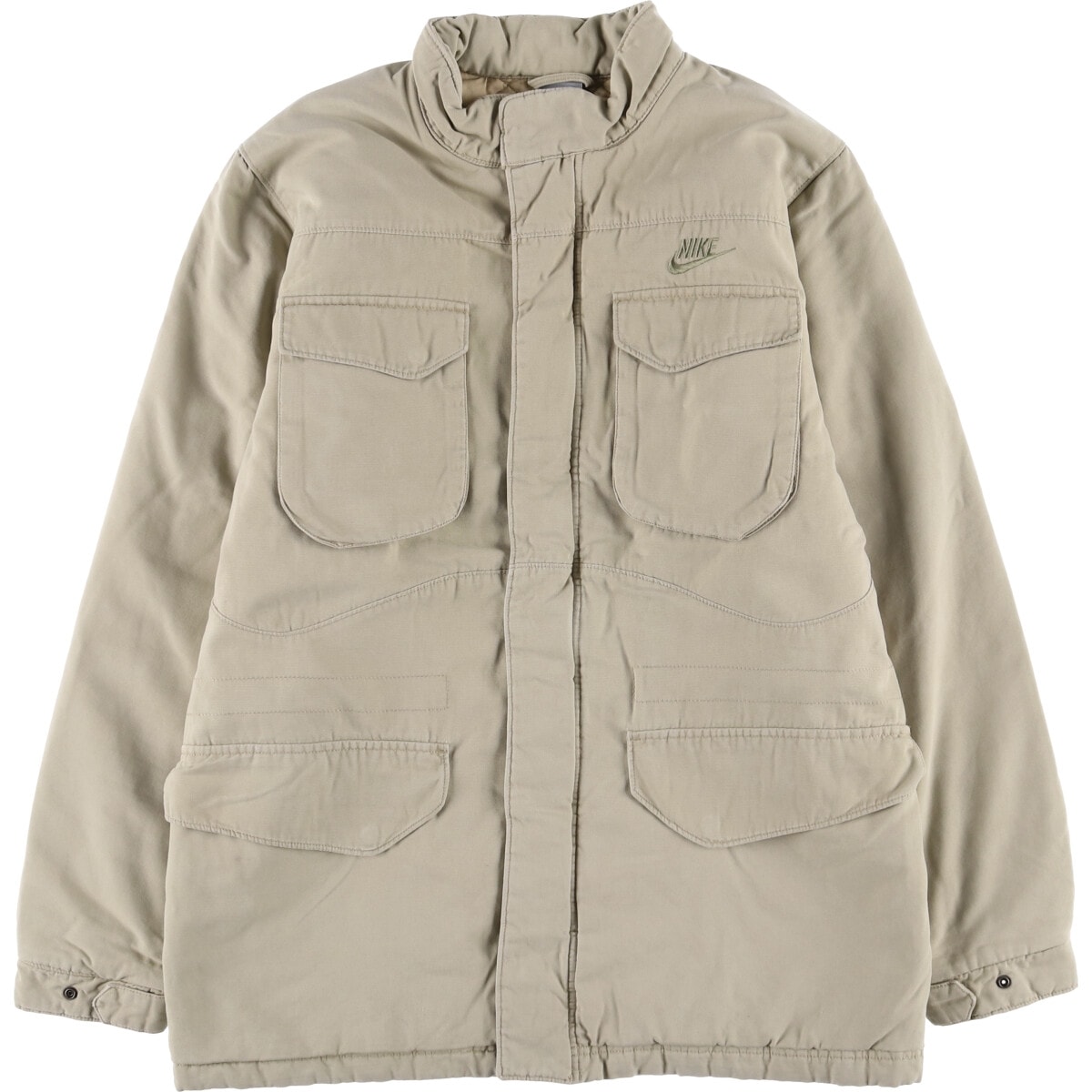古着 00年代 ナイキ NIKE スタンドカラー 中綿ジャケット パファージャケット メンズM相当/eaa564968
