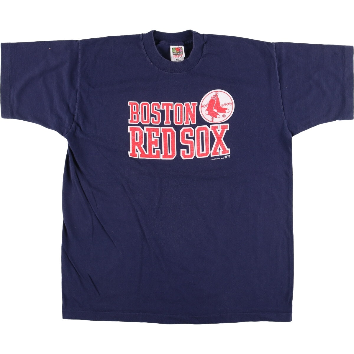 古着 00年代 フルーツオブザルーム FRUIT OF THE LOOM HEAVY cotton MLB BOSTON RED SOX ボストンレッドソックス スポーツプリントTシャツ メンズXL相当/eaa537986