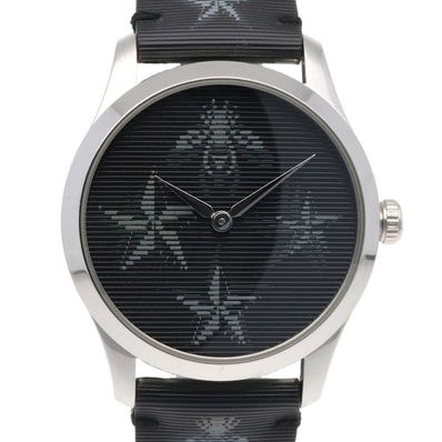 グッチ Gタイムレス 腕時計 時計 ステンレススチール 126.4 クオーツ メンズ 1年保証 GUCCI 中古