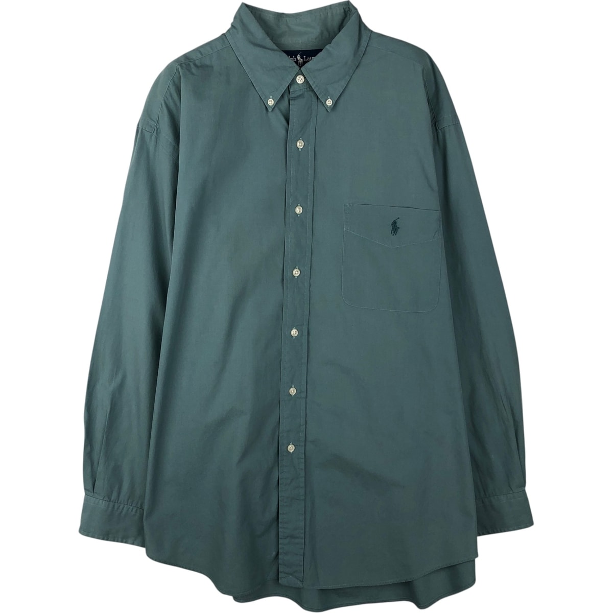 古着 ラルフローレン Ralph Lauren YARMOUTH 長袖 ボタンダウンシャツ メンズXL相当/eaa641794