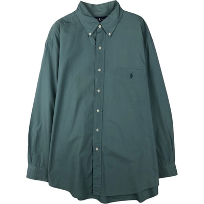 古着 ラルフローレン Ralph Lauren YARMOUTH 長袖 ボタンダウンシャツ メンズXL相当/eaa641794
