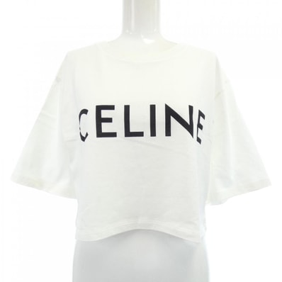 セリーヌ CELINE CELINEプリント クロップドTシャツ 2X761671Q Tシャツ