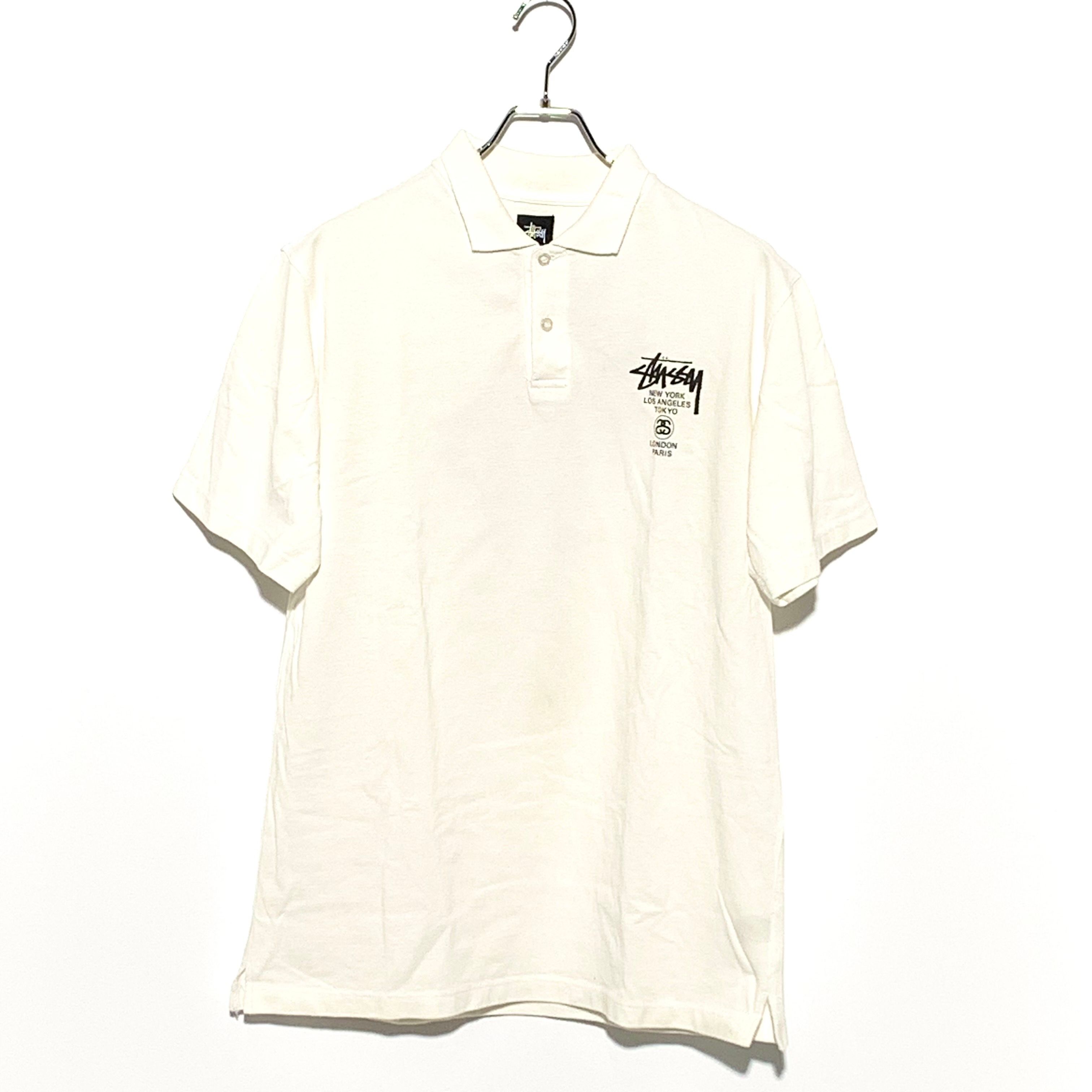 STUSSY World Tour logo Shirt White