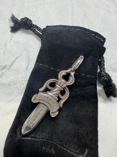 Chrome Hearts Double Dagger Pendant "Silver"