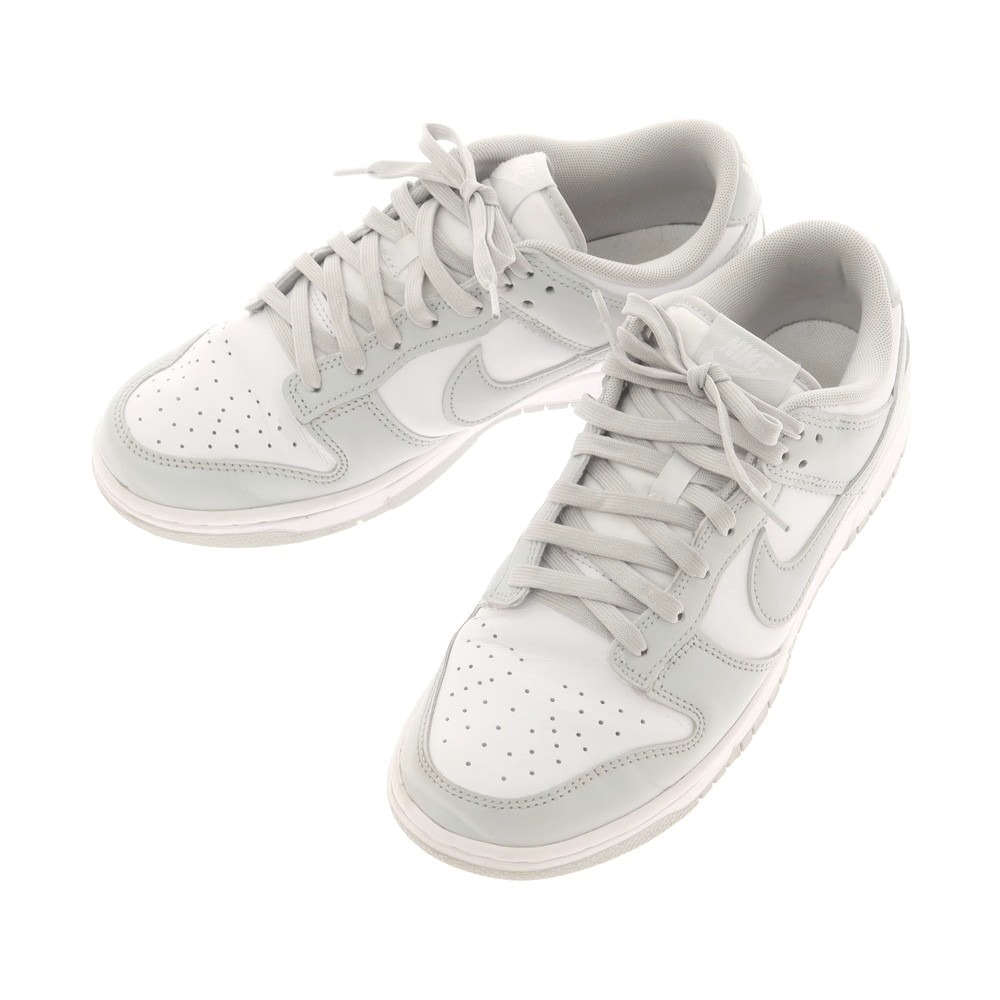 【中古】ナイキ NIKE Dunk Low スニーカー ライトグレーxホワイト【サイズ26.5cm】【メンズ】