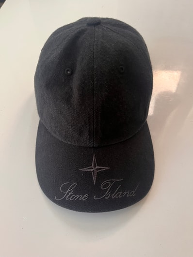 Supreme / Stone Island Denim 6-Panel "Black"