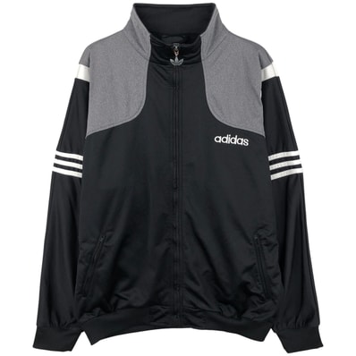 古着 90年代 アディダス adidas バックロゴ トレフォイルロゴ ジャージ トラックジャケット メンズL相当/eaa598703