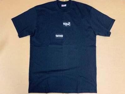 Supreme / Comme des Garçons SHIRT® Split Box Logo Tee "Black"