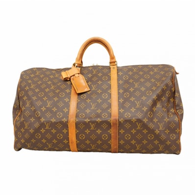 【6fa1642】ルイヴィトン ボストンバッグ モノグラム キーポル60 M41422 ブラウン【中古】メンズ レディース ユニセックス