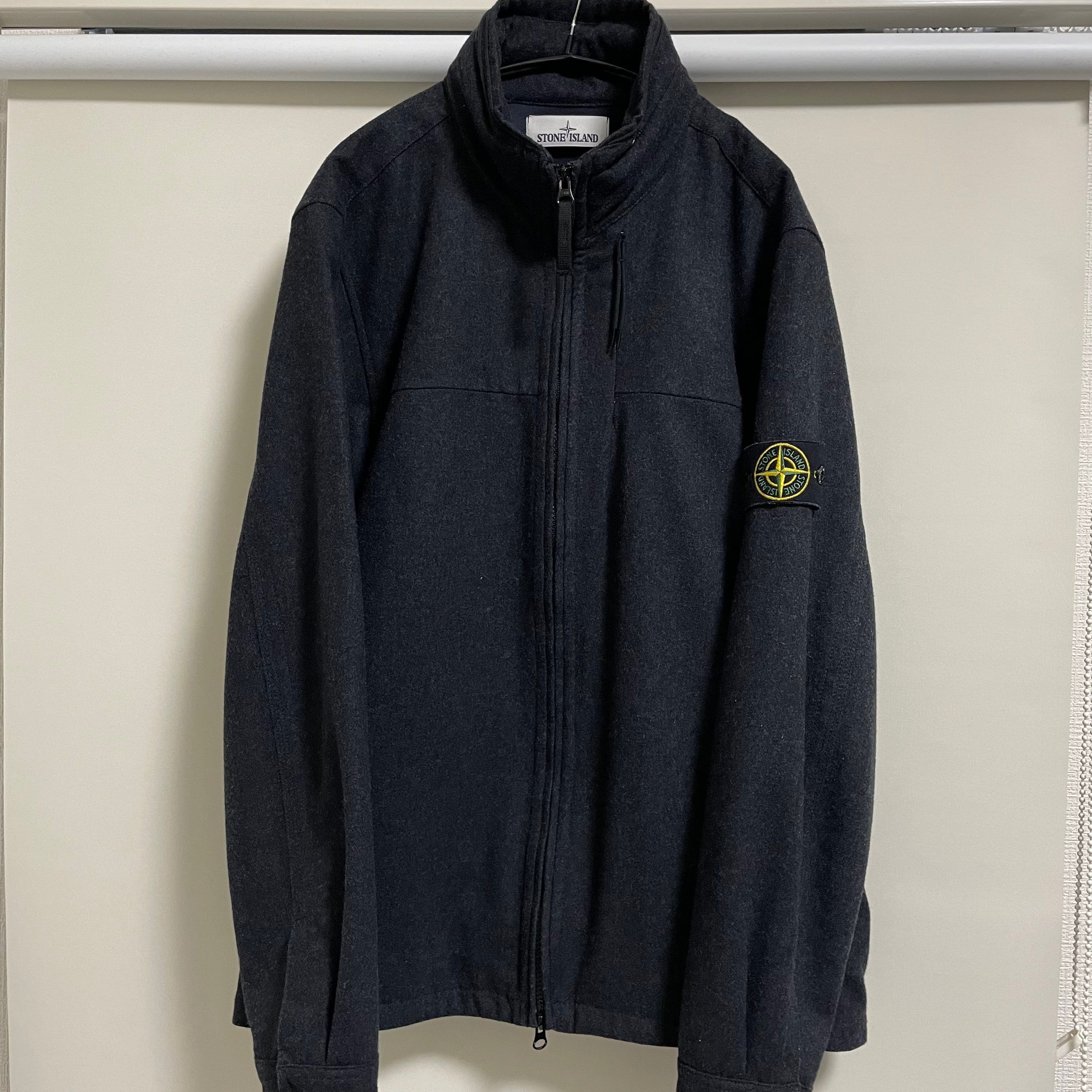 STONE ISLAND ブルゾン L ダークグレー フルジップ ジャケット