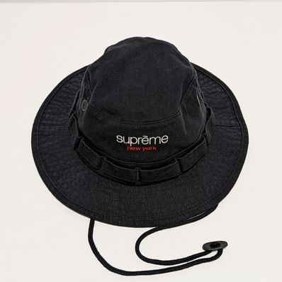 Supreme Contrast Boonie Bucket Hat "Black"