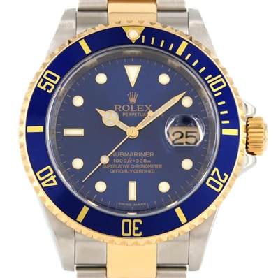 ロレックス サブマリーナーデイト 16613 SSxYG 自動巻 V番