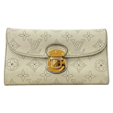 ルイヴィトン ポルトフォイユ・アメリア モノグラムマヒナ 長財布 モノグラムマヒナ M58131 レディース LOUIS VUITTON 中古