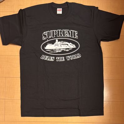 Supreme / Corteiz Rules The World Tee "Black"