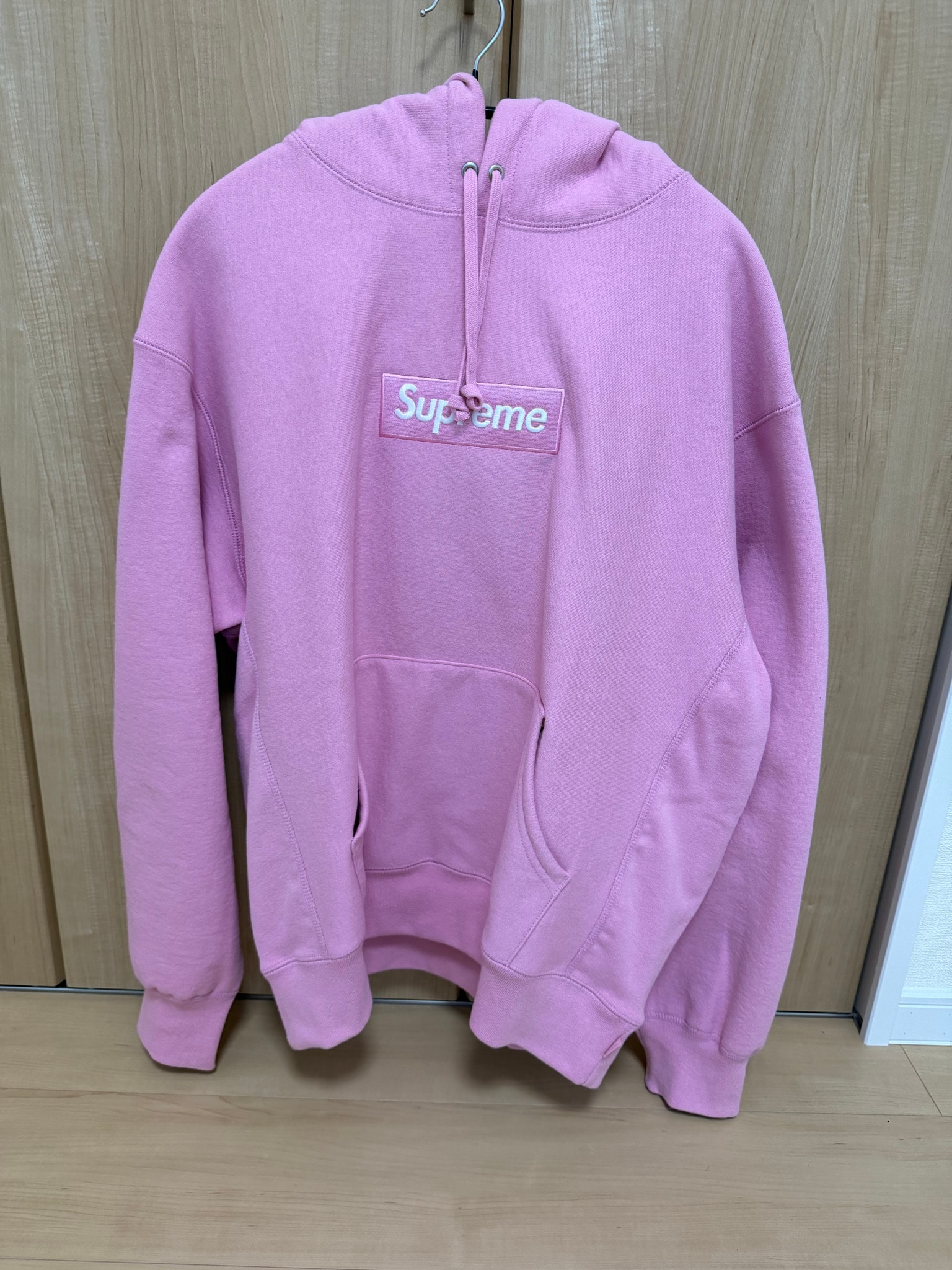 Supreme Box Logo Hooded Sweatshirt "Pink" (24FW)
