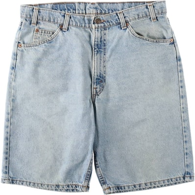 古着 90年代 リーバイス Levi's 550 RELAXED FIT オレンジタブ デニムショーツ ハーフパンツ ジョーツ USA製 メンズw36相当 ヴィンテージ/eaa620247