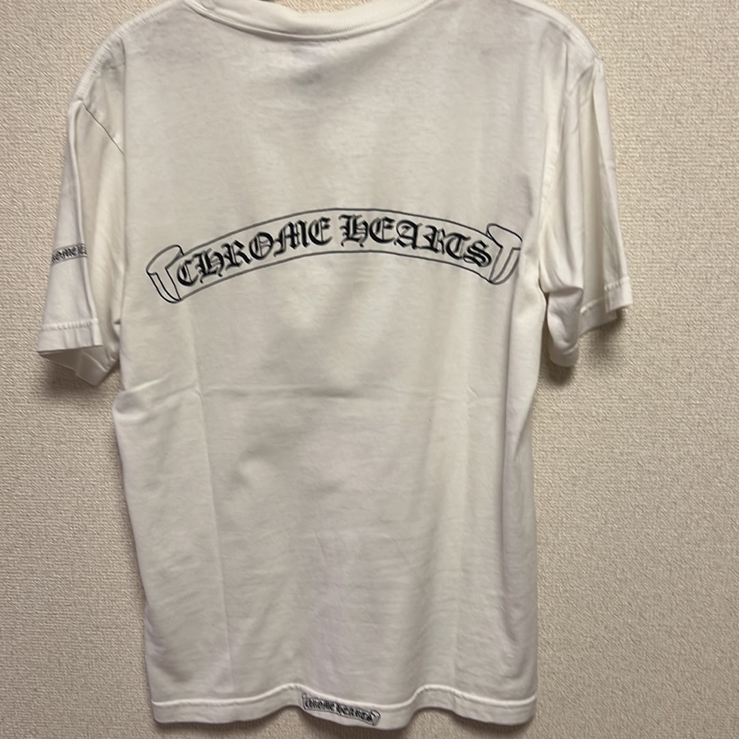 Chrome Hearts Scroll Logo T-shirt "White"